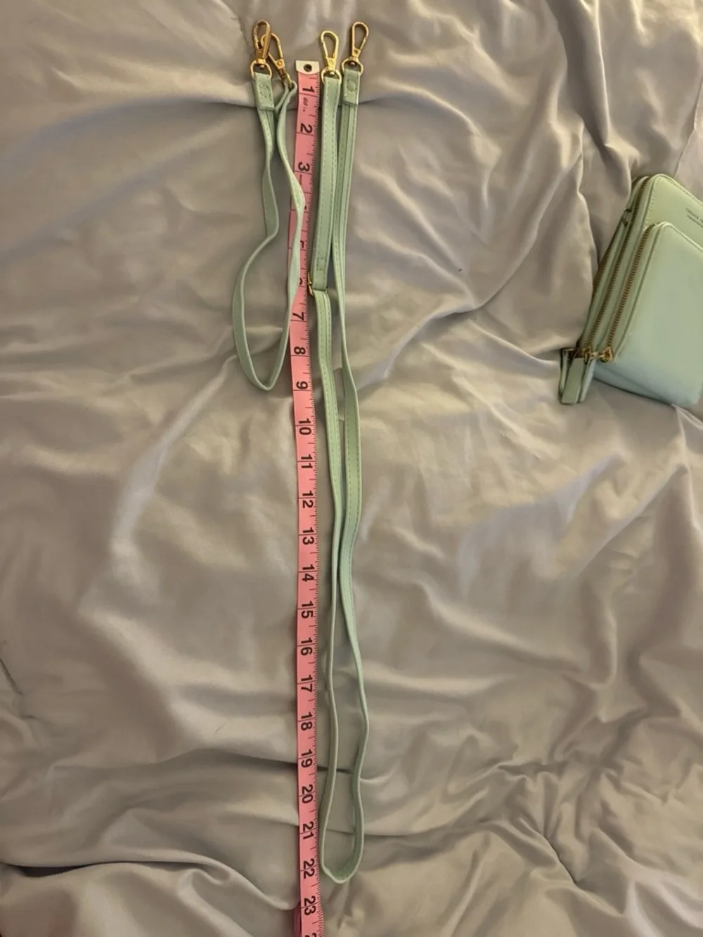 Forever Young Minty Green Crossbody Pouch